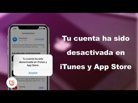 tu cuenta ha sido desactivada en itunes y app store