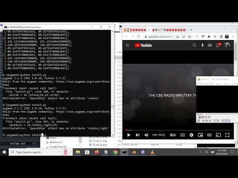 Asteroids clone using PyGame Part 1