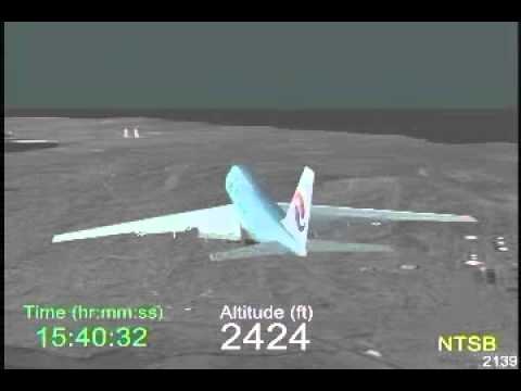 Korean Air 801 CFIT Animation