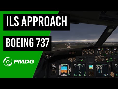 PMDG 737- How to Land an ILS Approach -EASY! Microsoft Flight Simulator