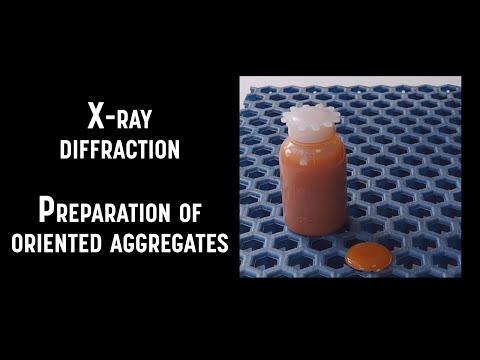 X-ray diffraction - Preparation of oriented aggregates