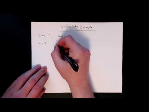 MSE 201 S21 Lecture 18 - Module 2 - Diffusivity Example