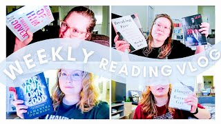 WEEKLY READING VLOG | i read 7 books in 7 days 🤯🤯🤯 + my first day of IVF injections