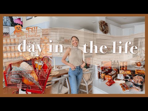 DAYS IN THE LIFE | Trader Joe's fall haul + taste test, party planning, & getting work done!