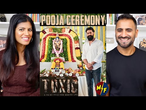 TOXIC Pooja Ceremony - Rocking Star Yash | Geetu Mohandas | KVN Productions | Monster Mind REACTION!