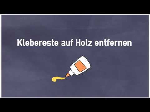 10 Tipps, um Klebereste auf Holz zu entfernen