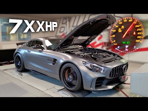 Mercedes AMG GT-R (7XXHP) feat. iPE downpipes, Eventuri intake & ECU Tune | DYNO PULLS & POV