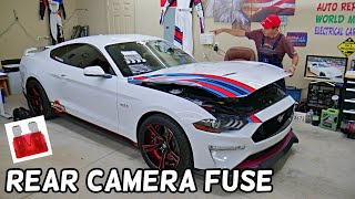 FORD MUSTANG REAR VIEW CAMERA FUSE LOCATION REPLACEMENT 2015 2016 2017 2018 2019 2020 2021 2022 2023