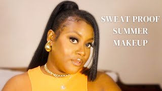 SWEAT PROOF EVERYDAY MAKEUP ROUTINE || SUMMER MAKEUP TUTORIAL || TARI KAREMBA