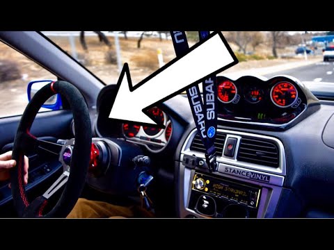BRZ gets a QUICK RELEASE Steering Wheel