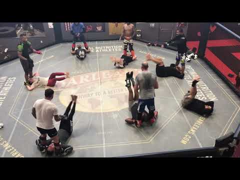 Jon Jones and Diego Sanchez Training Party
