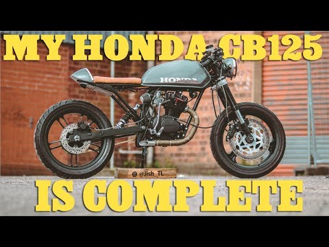 MY CB125 CAFE RACER IS COMPLETE  - CB125 Cafe Racer Build - Part 40