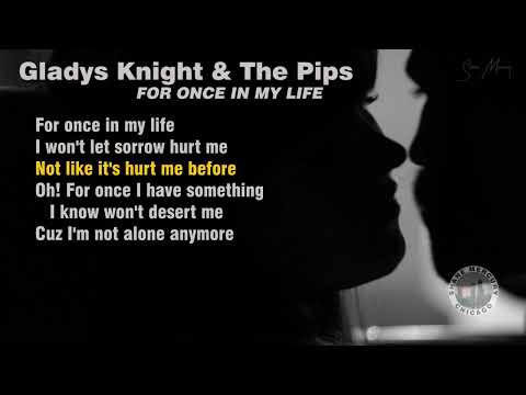 Gladys Knight - For Once In My Life (lyrics) 1973 1080p