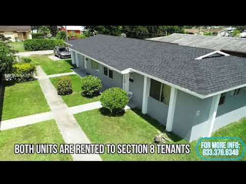 Miami Duplex For Sale Homestead Florida Investment Property