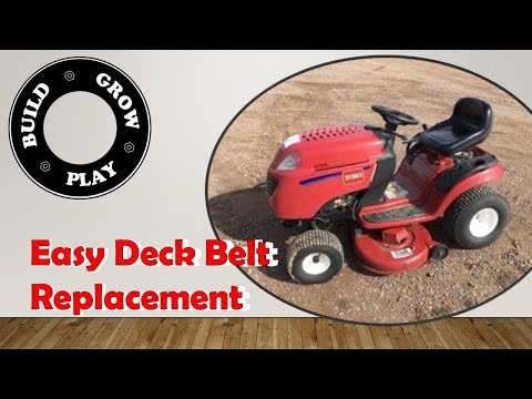 Easy Step By Step Deck Belt Replacement