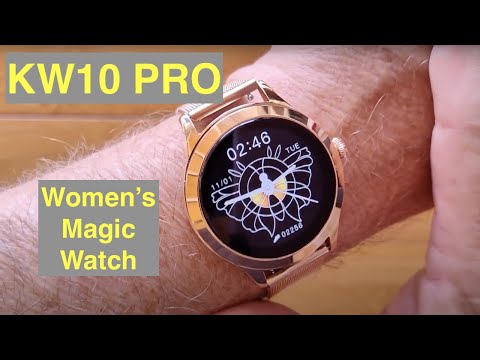 ROGBID MAGIC (KW10 PRO) Women's Fashion Fitness/Health IP68 Blood Press Smartwatch: Unbox & 1st Look