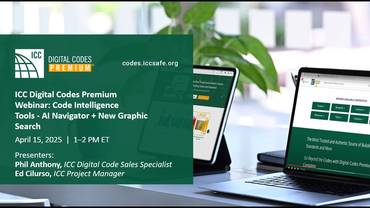 Webinar: Digital Codes Premium - Code Intelligence Tools - ICC AI Navigator & New Graphic Search