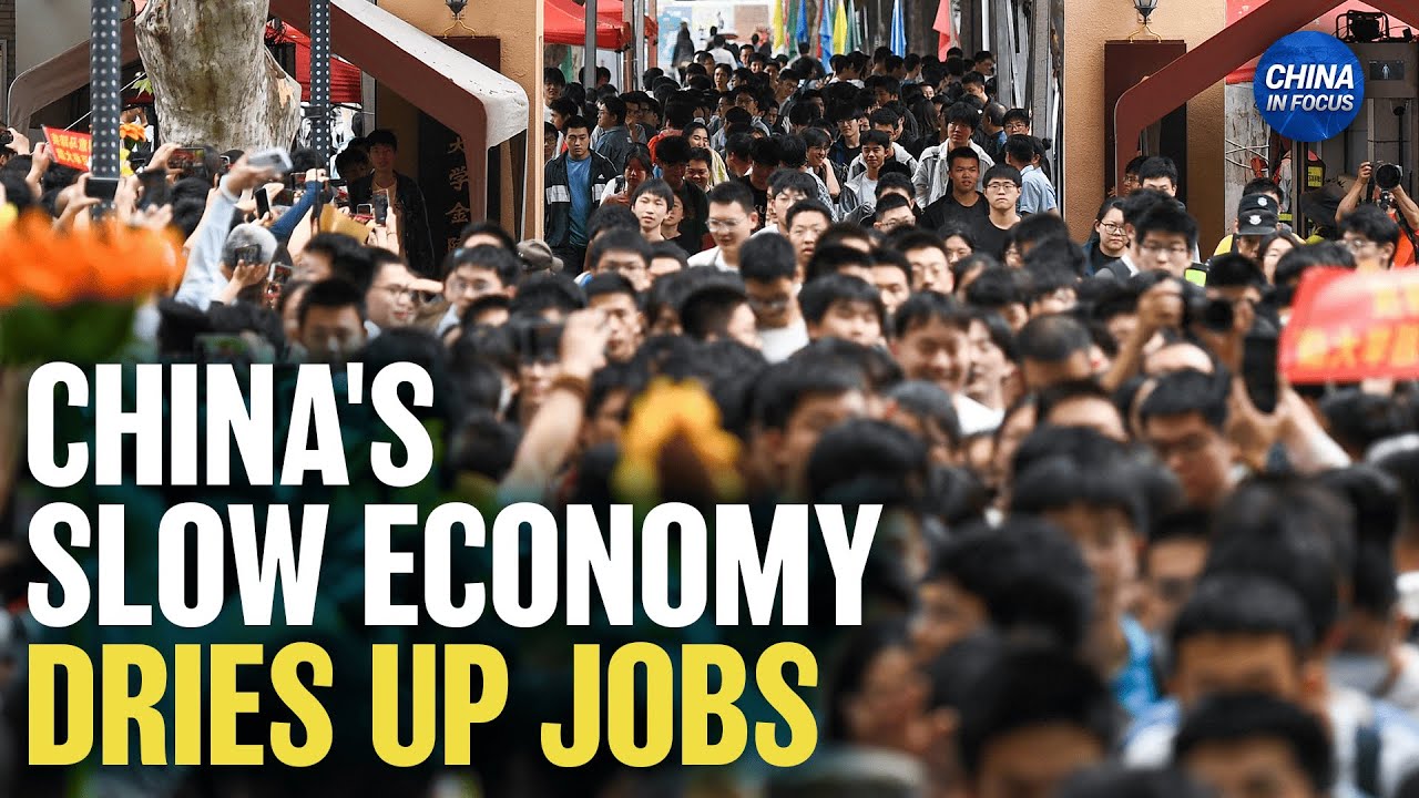 China's Sluggish Economy: 1 in 5 Youth Jobless in China