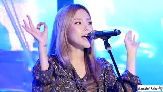 171126 부산 메모리즈 콘서트 헤이즈 (Heize) - Underwater 직캠 by 목라프