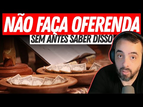 NÃO FAÇA OFERENDA SEM ANTES SABER DISSO