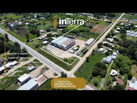 Alquiler o Venta Depósito Ruta 1 Vieja   San José   Uruguay. 2,200 m² construidos - 2 hectáreas.