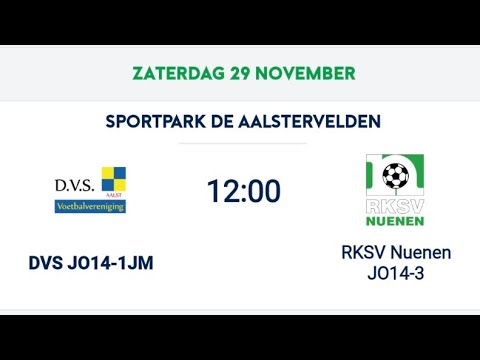 2025-26 p2w5 DVS JO14-1 v RKSV Nuenen JO14-3 Highlights 2-0