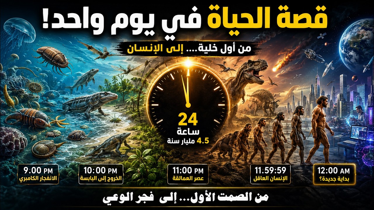 تاريخ الأرض في 24 ساعة: نحن لسنا إلا آخر ثانية