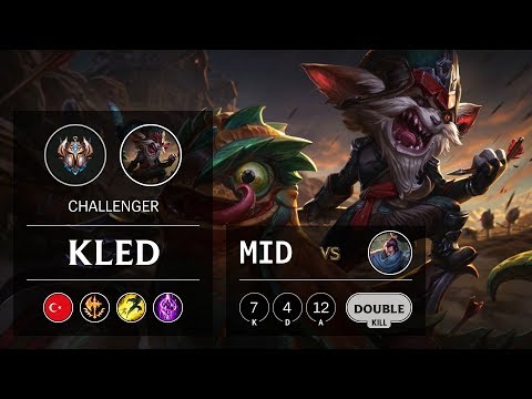 Kled Mid vs Yasuo - TR Challenger Patch 9.20