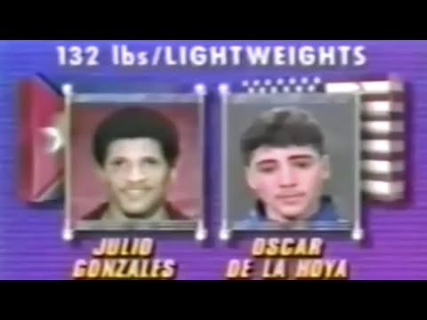 Oscar De La Hoya (USA) vs. Julio González (CUB) 1991 US-Cuba Duals (60kg)
