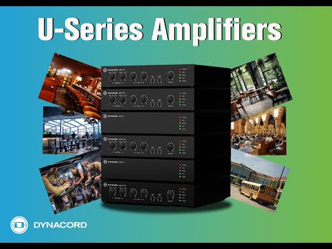 Dynacord U Series Amplifiers and Mixer Amplifiers
