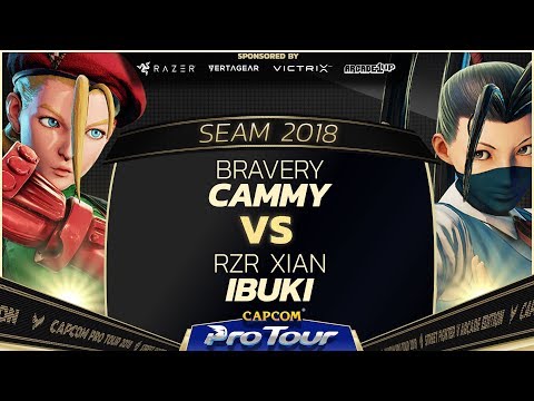Bravey (Cammy) vs RZR Xian (Ibuki) - SEA Major 2018 Day 1 Pools - CPT 2018