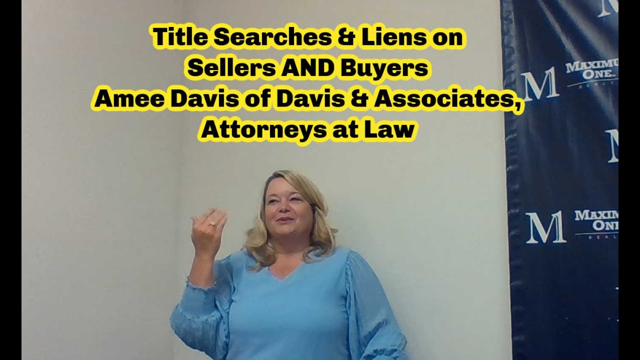 Title Searches - Liens on Sellers & Buyers & Timber & Mineral Rights - What You Need to Know