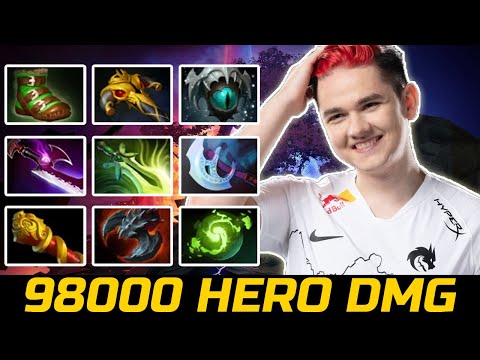 YATORO 98000 HERO DAMAGE - 978 GPM + 9 SLOTTED CARRY LUNA DOTA 2