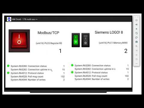 HMI Droid 1.7.8.90 (Beta) on Android TV emulator