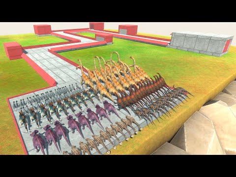 Herbivorous Dinosaur Championship ► Animal Revolt Battle Simulator