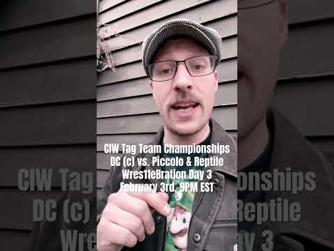 DC vs. Greasy Green Gigolos - Wres11eBration Storyline Update #ciw #dc #piccolo #reptile #wrestling