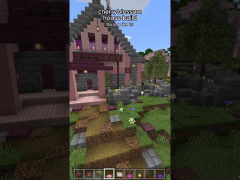 Insane Cherry Blossom House Build - Minecraft Madness!