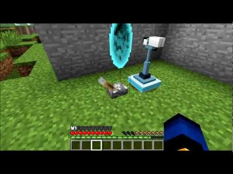 Minecraft - Présentation du mod portal gun.