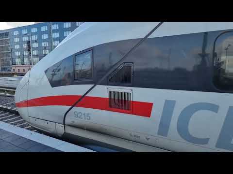 Dortmund Hbf ICE4 9215 614 von München Hbf nach Hamburg Altona 17.01.2023. 4K