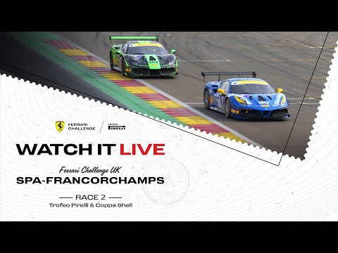 Thumbnail for Ferrari Challenge UK -Trofeo Pirelli & Coppa Shell - Spa-Francorchamps, Race 2 by Ferrari, Ferrari Challenge
