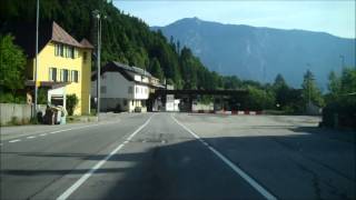 preview picture of video 'Italian - Austrian Alpine border at Coccau - Thörl-Maglern : Sicily to Ukraine by camper van part 49'