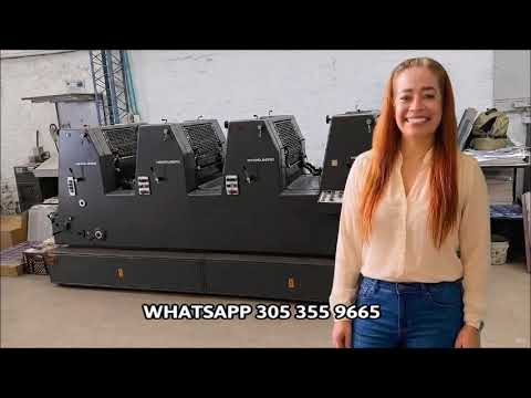HEIDELBERG GTO 4 colores 1/4 de pliego VENTA - Maquinaria