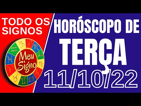 #meusigno HORÓSCOPO DE HOJE / TERÇA DIA 11/10/2022 - Todos os Signos