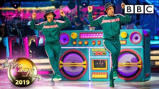 Chris and Karen Street/Commercial to &#39;Let&#39;s Get Ready to Rhumble&#39; - Week 7 | BBC Strictly 2019