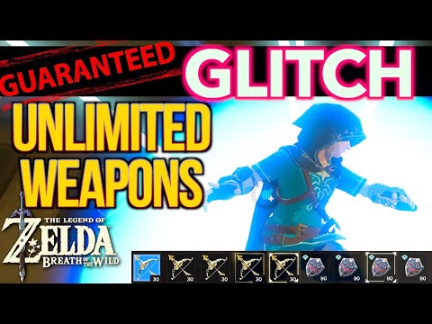 EASY Botw Glitch - Unlimited Hylian Shields, Twilight Bows & ALL Items in Zelda Breath of the Wild