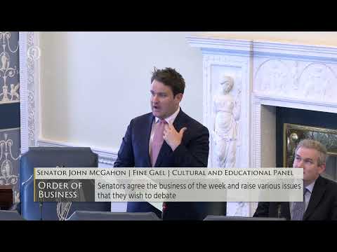 Senator John McGahon- speech from 4 Jul 2023