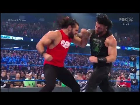 WWE Team Raw & NXT Attacks Team SmackDown   Roman Reigns Vs Seth Rollins    WWE Survivor Serise 2019