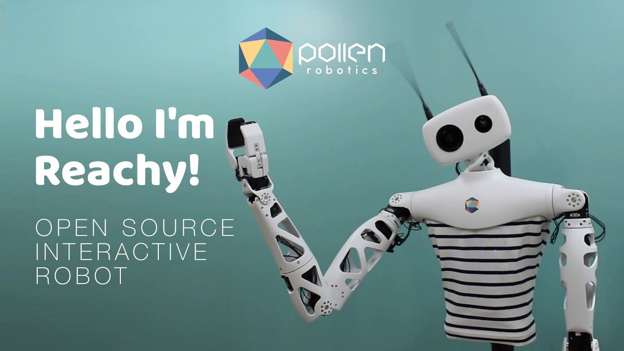 Introducing Reachy the new open source interactive robot - 2020 - YouTube