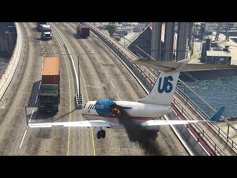 GTA 5 EPIC AIRPLANE CRASHES COMPILATION!!!