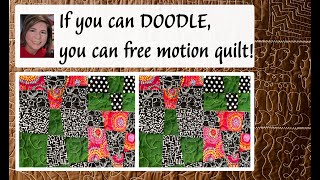 ☀️ I free motion quilted the WONKY 9-PATCH Layer Cake quilt! ☀️ | NOT A TUTORIAL!